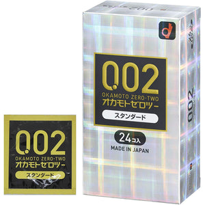 Zero Zero Two Condoms 0.02mm Rregular Size 24 pcs