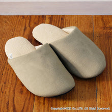 Cargar imagen en el visor de la galería, OKA ?yAnti-bacterial Deodorization?z Ag+ Feel At Ease Slipper SOFTY 2 M Size (Approx. 23?~25cm max.) Beige
