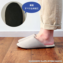 将图片加载到图库查看器，OKA ?yAnti-bacterial Deodorization?z Ag+ Feel At Ease Slipper SOFTY 2 M Size (Approx. 23?~25cm max.) Beige
