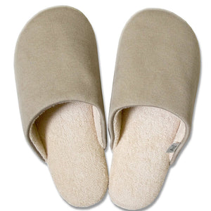 OKA ?yAnti-bacterial Deodorization?z Ag+ Feel At Ease Slipper SOFTY 2 M Size (Approx. 23?~25cm max.) Beige