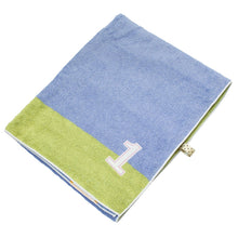 Laden Sie das Bild in den Galerie-Viewer, ?yIMABARI Towel?z mama&amp;me NUMBER-COLOR Kids Bath Towel (Length 50?~ Width 100cm) Light Blue (NO.1)
