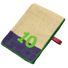 将图片加载到图库查看器，?yIMABARI Towel?z mama&amp;me NUMBER-COLOR Kids Face Towel  (Length 28?~ Width 65cm) Beige (NO.10)
