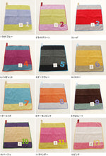 Load image into Gallery viewer, ?yIMABARI Towel?z mama&amp;me NUMBER-COLOR Kids Hand Towel (Length 28?~ Width 29cm) Turquoise  (NO.7)
