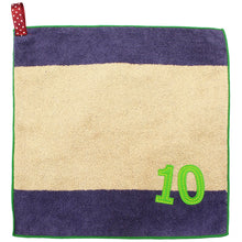 Load image into Gallery viewer, ?yIMABARI Towel?z mama&amp;me NUMBER-COLOR Kids Hand Towel (Length 28?~ Width 29cm) Beige (NO.10)
