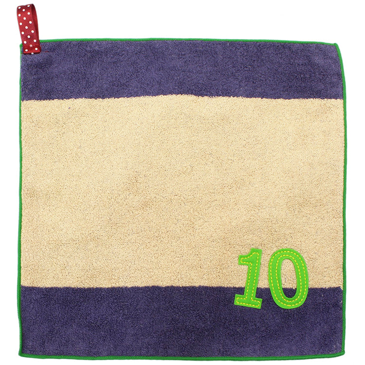 ?yIMABARI Towel?z mama&me NUMBER-COLOR Kids Hand Towel (Length 28?~ Width 29cm) Beige (NO.10)