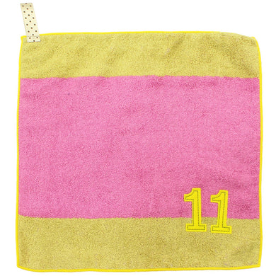 IMABARI Towel mama&me NUMBER-COLOR Kids Hand Towel (Length 28 x Width 29cm) Lavender (NO.11)