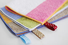 画像をギャラリービューアに読み込む, IMABARI Towel mama&amp;me NUMBER-COLOR Kids Hand Towel (Length 28 x Width 29cm) Lavender (NO.11)
