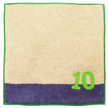 Load image into Gallery viewer, ?yIMABARI Towel?z mama&amp;me NUMBER-COLOR Kids Handkerchief (Length 20?~ Width 20cm) Beige (NO.10)
