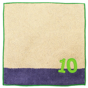 ?yIMABARI Towel?z mama&me NUMBER-COLOR Kids Handkerchief (Length 20?~ Width 20cm) Beige (NO.10)