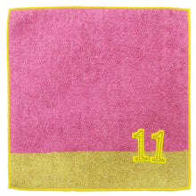 Load image into Gallery viewer, ?yIMABARI Towel?z mama&amp;me NUMBER-COLOR Kids Handkerchief (Length 20?~ Width 20cm) Lavender (NO.11)
