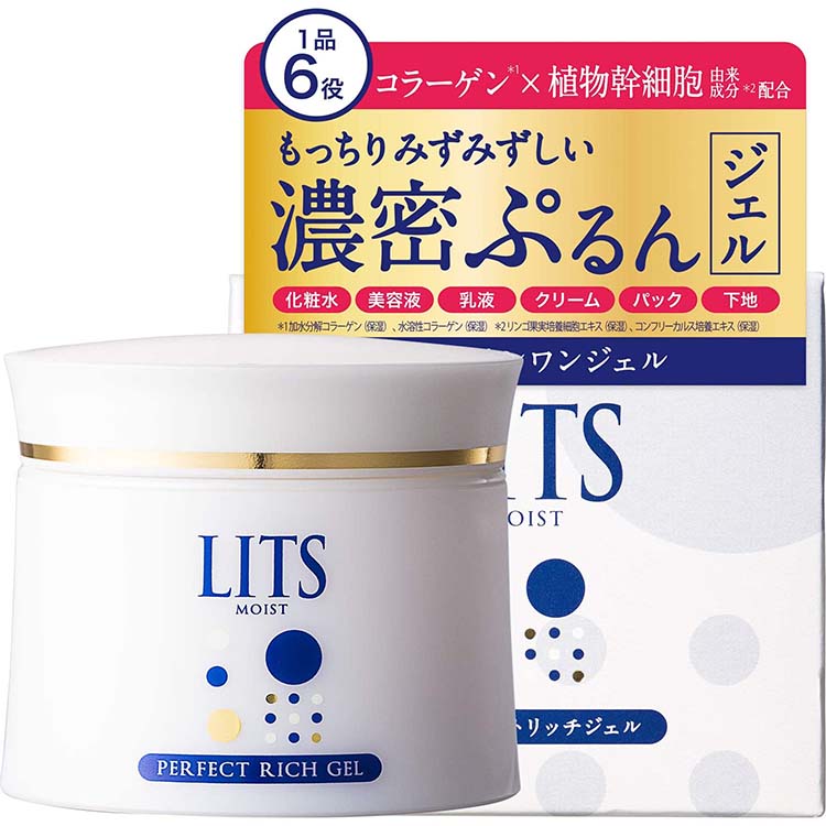 LITS Moist Perfect Rich Gel 90g All-in-One Morning & Night Japan Beauty Skin Care