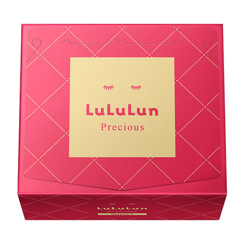 LULULUN PRECIOUS FACE MASK RED (Strong Moisturizing) - 32 PCS,  Japan Bestselling Beauty Face Mask (Skin Moist)