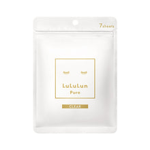 Laden Sie das Bild in den Galerie-Viewer, Lululun Pure White Beauty Face Sheet Mask 7 Pieces (Transparent Clear Whitening)
