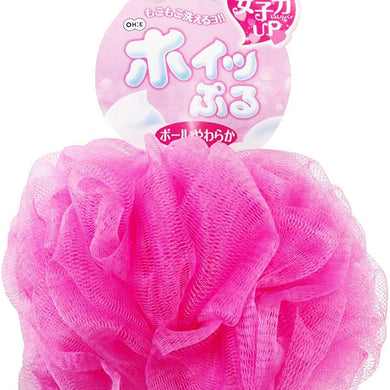 OHE & Co. Soft Bubble Bath Ball Pink