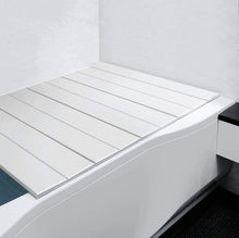 Muat gambar ke penampil Galeri, OHE &amp; Co. Compact Bath Tub Lid Next M-11W White
