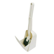 将图片加载到图库查看器，OHE &amp; Co. RIFURE 3 Toilet Brush Nylon With Case White
