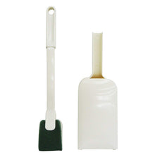 将图片加载到图库查看器，OHE &amp; Co. RIFURE 3 Toilet Brush Nylon With Case White
