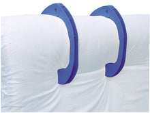 将图片加载到图库查看器，OHE &amp; Co. ml2 Power Futon Clips 2Pc Set Blue
