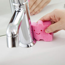 画像をギャラリービューアに読み込む, AISEN Stick-on Wash Basin Cleaning Sponge 2P
