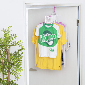 AISEN Indoor & Outdoor Shirt Drying Hanger 6 Connected WH*PI