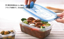 Load image into Gallery viewer, IWASAKI INDUSTRY Smart Flap Container AG+ Rectangular M 3P A-041 LB Blue
