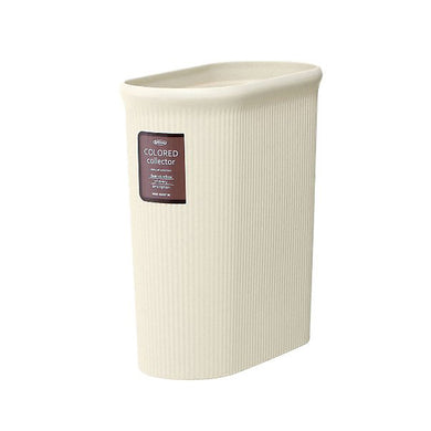 IWASAKI INDUSTRY Color Collector Trash Bin Slim M L-1070IV Ivory