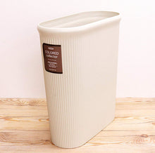 Load image into Gallery viewer, IWASAKI INDUSTRY Color Collector Trash Bin Slim L L-1071IV Ivory
