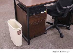 IWASAKI INDUSTRY Color Collector Trash Bin Slim M L-1070BC Bitter Chocolate