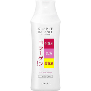 Simple Balance Firmness Luster Lotion Collagen 220ml Fast 10 Second Japan Skin Care Beauty Essence Emulsion