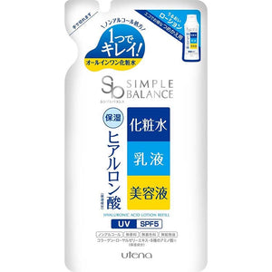 Simple Balance Moisture Hyaluronic Acid Lotion UV SPF Refill 200ml Beauty Essence Emulsion