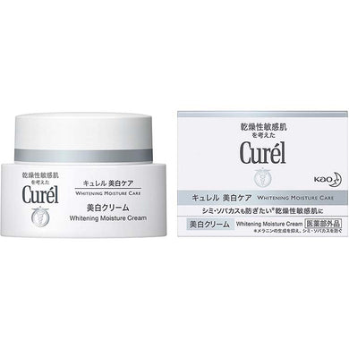 Curel Beauty Whitening Moisture Care White Moisturizing Cream 40g, Japan No.1 Brand for Sensitive Skin Care