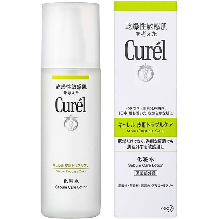 Curel Sebum Trouble Care Sebum Care Toner 150ml, Japan No.1 Brand for Sensitive Skin Care