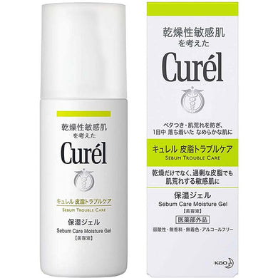 Curel Sebum Trouble Care Sebum Care Moisture Gel 120ml, Japan No.1 Brand for Sensitive Skin Care