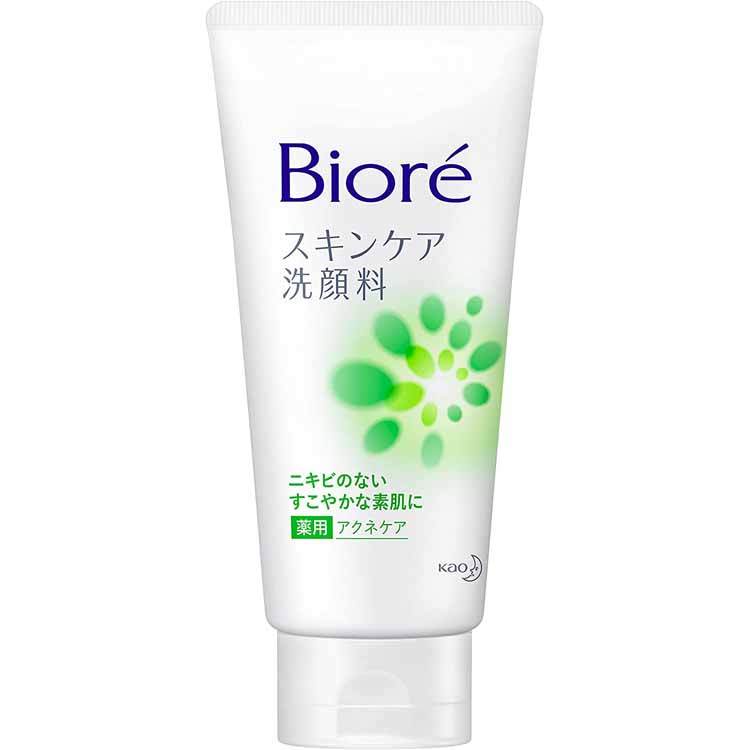 Biore Skin Care Face Wash Medicated Acne Care 130g Purifying Facial Cleanser