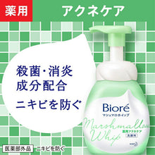 将图片加载到图库查看器，Biore Marshmallow Whip Medicinal Acne Care Refill 130ml Skin Purifying Facial Cleanser (Foam Type)
