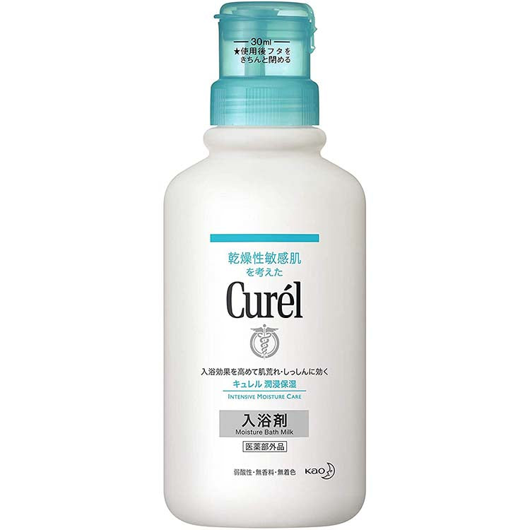 Curel Moisture Care Bath Milk 420ml, Japan No.1 Brand for Sensitive Skin Care (Suitable for Infants/Baby)