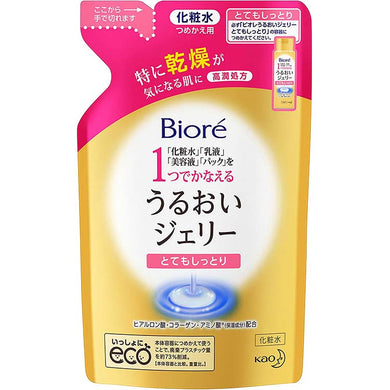 Biore Moist Jelly Ultra Moist Refill 160ml, Super Dry Skin Care Lotion