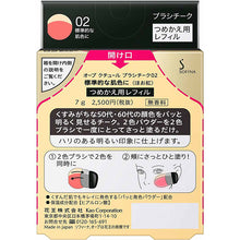 Load image into Gallery viewer, Kao Sofina Aube Couture Brush Cheek Refill 02 Standard Skin Color
