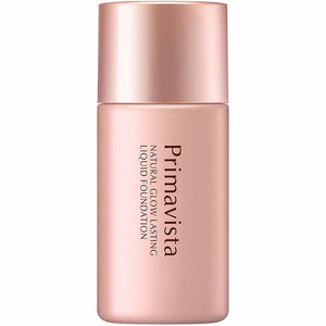 Kao Prima Vista Natural Glow Lasting Liquid Foundation 30ml PO3 Pink Ocher 03 