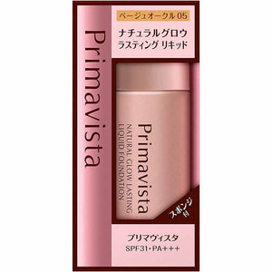 Kao Prima Vista Natural Glow Lasting Liquid Foundation 30ml BO5 Beige Ocher 05 