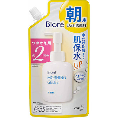 Biore Morning Jelly Facial Cleanser Refill 2-times Aqua Floral Fragrance 160ml