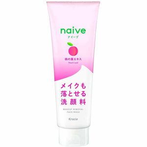Naive Makeup Remover Face Wash with Peach Leaf Extract 200g