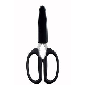 KAI Sekimagoroku Compact Kitchen Scissors With Cap Made In Japan Black Approx. 16×8.9×1cm 