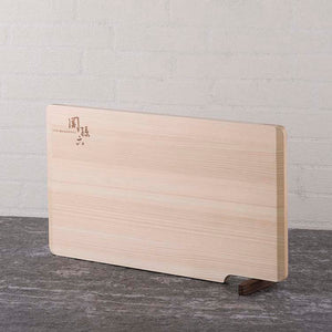 KAI Sekimagoroku Kitchen Knife Hinoki Cypress Wood Cutting Board with Stand Ｍ 360×200 