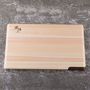 KAI Sekimagoroku Kitchen Knife Hinoki Cypress Wood Cutting Board with Stand Ｌ 390×240 