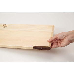 KAI Sekimagoroku Kitchen Knife Hinoki Cypress Wood Cutting Board with Stand Ｌ 390×240 