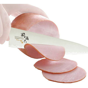 KAI Sekimagoroku Blue Wisteria Seitou Kitchen Knife Butcher's Knife Made In Japan Silver 210mm 