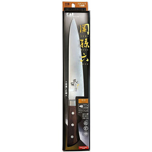KAI Sekimagoroku Blue Wisteria Seitou Kitchen Knife Butcher's Knife Made In Japan Silver 210mm 