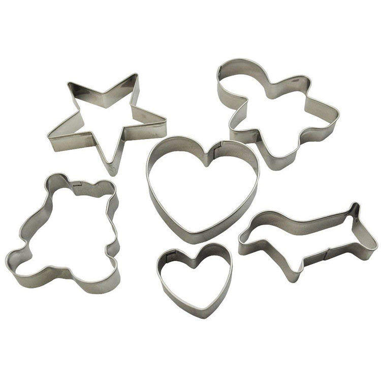 KAI HOUSE SELECT Baking Tools Cookie Biscuit Cutter Type 6 Piece Set