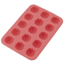 Load image into Gallery viewer, KAI HOUSE SELECT Japanese Dessert Type Silicon Material Baking Tools Cake Mould Rose Flower 15-Pieces
